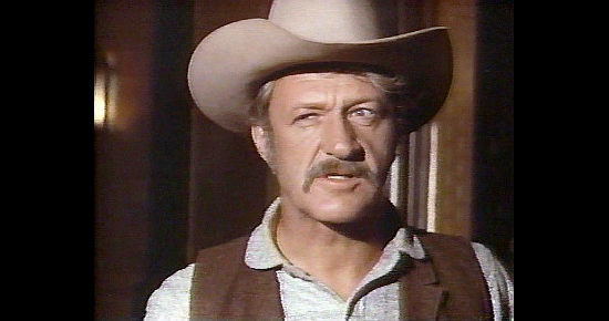John Larch as sheriff of the town of Friendly in The Great Bank Robbery (1969)