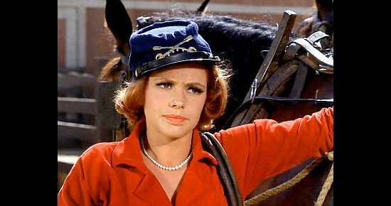 Judi Meredith as Calamity Jane in The Raiders (1963)