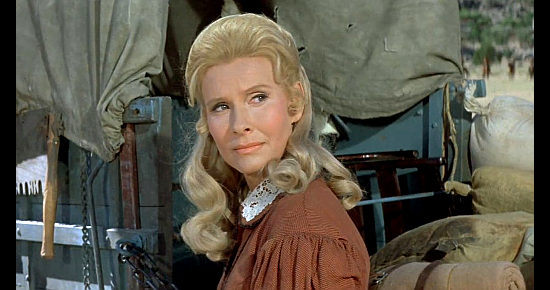 Marian McCargo as Ann, a Civil War widow, in The Undefeated (1969)