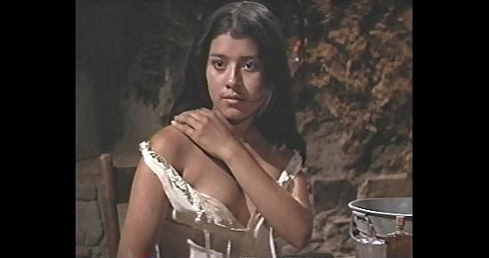Pike Bishop's whore (anyone know who this acrress is?) in The Wild Bunch (1969)