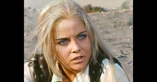 Sue Lyon as Myra Polsen in Four Rode Out (1970)