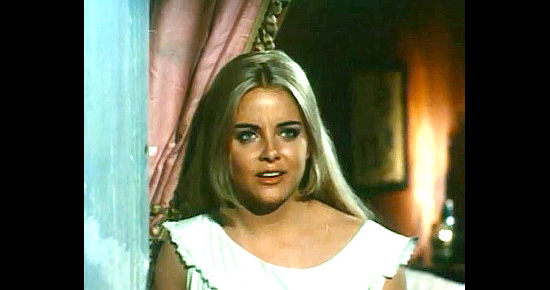 Sue Lyon as Myra Polsen in Four Rode Out (1970) 