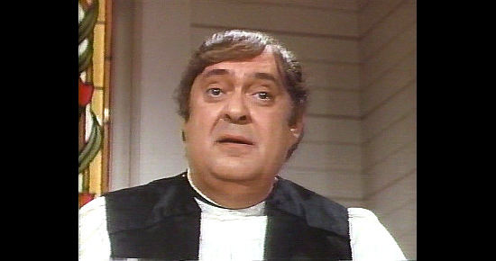 Zero Mostel as Rev. Pious Blue in The Great Bank Robbery (1969)