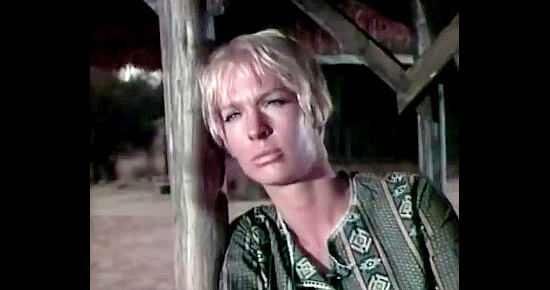 Diana Ivarson as Willie Decker, pondering new feelings in The Jackals (1967)