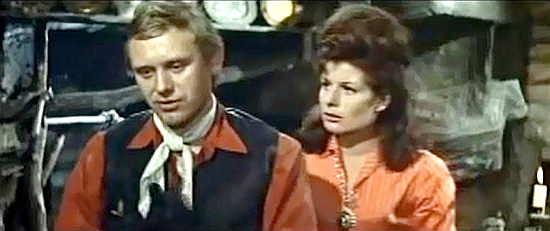 Horst Frank as Capt. Allan Kelly with Dorothee Parker as Georgia in Pirates of the Mississippi (1963)