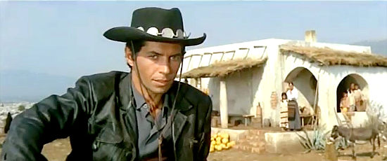 Angelo Infanti as the bounty hunter Hud in Ballad of a Gunman (1967)