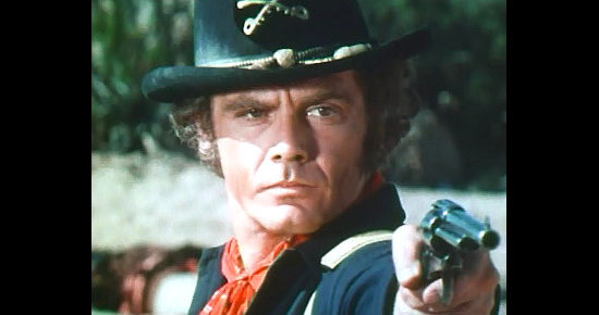 Guy Stockwell as Lt. Malcolm in The Gatling Gun (1971)