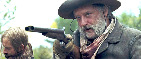 Bill Pullman as Lefty Brown with his trusty shotgun in The Ballad of Lefty Brown (2017)