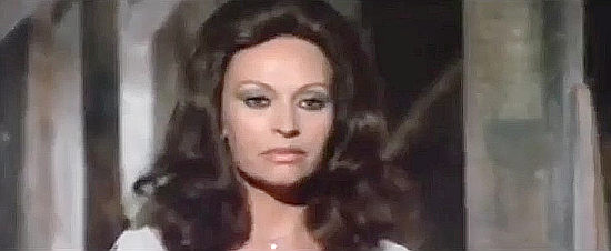 Diana Lorys as The Princess meets The Stranger in Get Mean (1975)