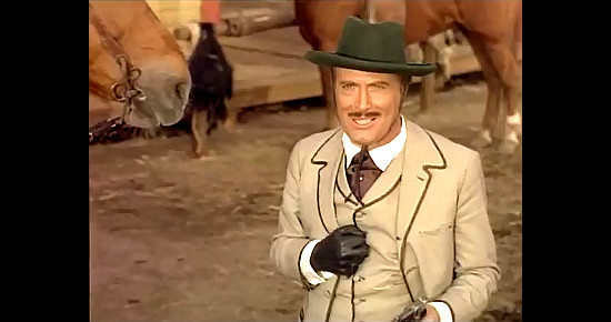 Mario Lanfranchi (Johnny Jordan) as Barnett, the rich rancher behind the trouble in Stranger in Sacramento (1965)