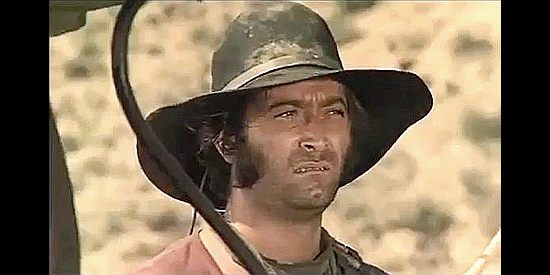 Antonio Ponciano as Silvertop, one of the outlaws in Too Much Gold for One Gringo (1972)