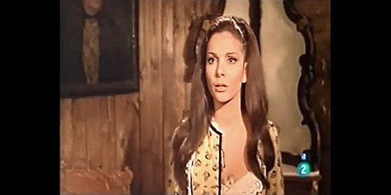 Barbara Loy as Christine Scott, concerned about her brother's safety in Kill Johnny Ringo (1966)