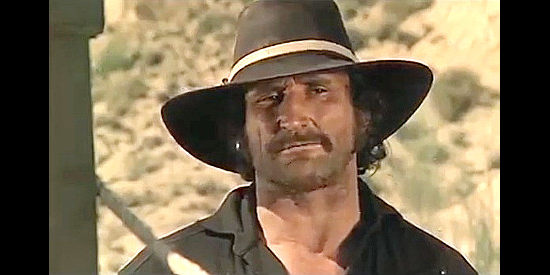 Ricardo Moyan as Jed Spotles, a member of the outlaw gang in Too Much Gold for One Gringo (1972)