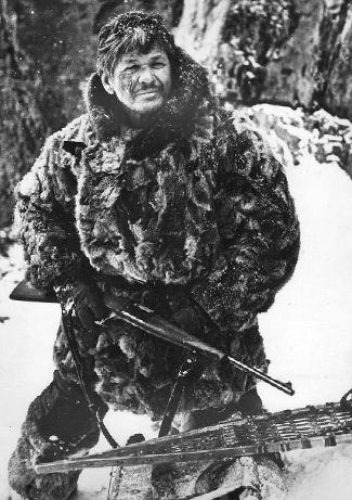 Charles Bronson as Albert Johnson, the hunted man in Death Hunt (1981)