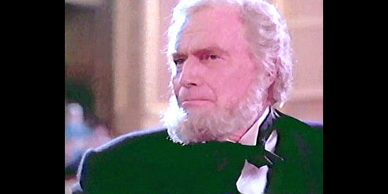 Charlton Heston as Brigham Young, the phrophet Utley is determined to protect in Avenging Angel (1995)