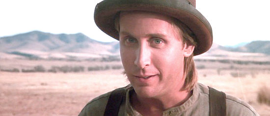 Emilio Estevez as Billy the Kid, explaining a debt owed to cattle king John Chisum in Young Guns II (1990)