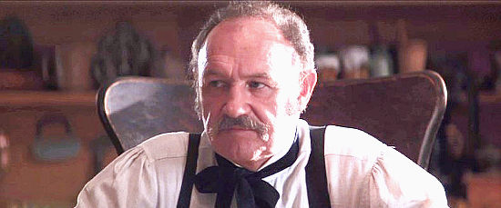 Gene Hackman as Nicholas Earp, Wyatt's dad, in Wyatt Earp (1994)