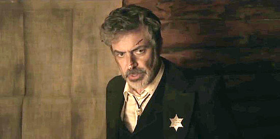 Jack Michael Findley as Sheriff Hamilton, ready to make a deal with the circus in Wild Faith (2018)
