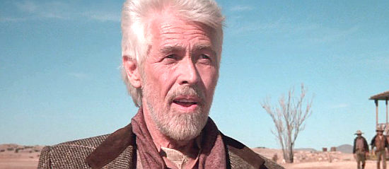 James Colburn as cattle king John Chisum, unwilling to cough up money for Billy in Young Guns II (1990)