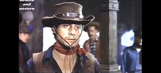 Manuel Zarzo as Diego, one of Allen's vicious henchman in The Sheriff Won't Shoot (1965)