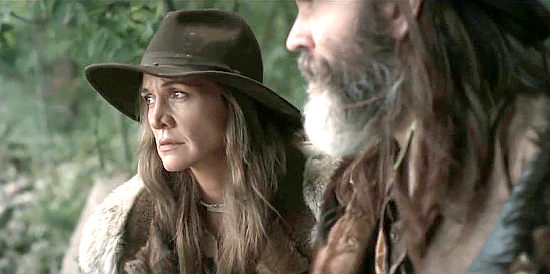 Melissa Anschutz as Hester Thickett, the half-breed tracker in Wild Faith (2018)