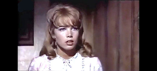 Solvi Stubing as Rita, daughter of a murdered sheriff in The Sheriff Won't Shoot (1965)