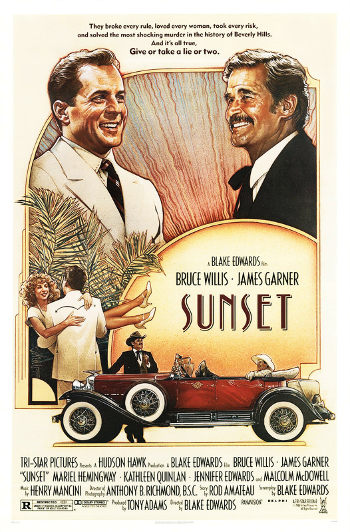 Sunset (1988) poster
