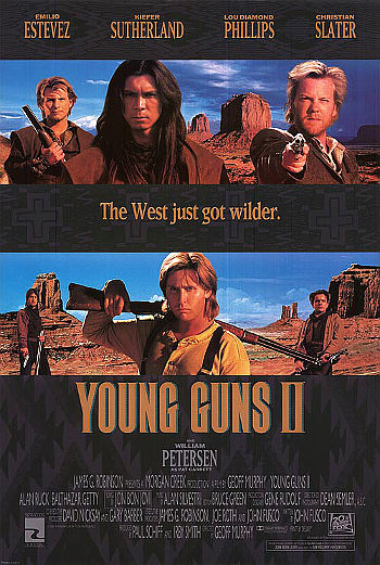 Young Guns II (1990) poster