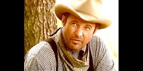 Bruce Boxleitner as Davis Healy, helping track down the Devlin gang in Gunsmoke, One Man's Justice (1994)