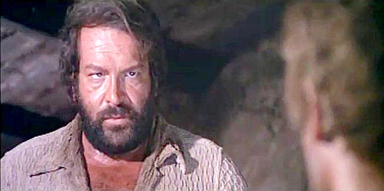 Bud Spencer as Bambino, begrudgingly agrees to watch over his younger brother in Trinity is Still My Name (1971)