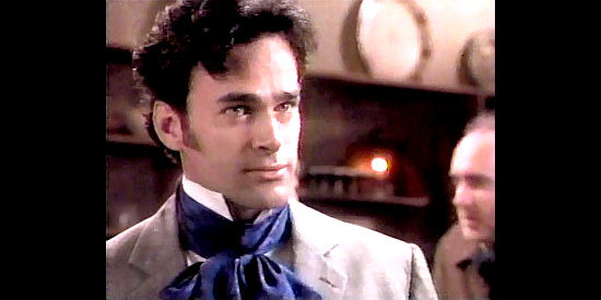 Daniel Markel as Andrew Jackson Doyle, getting his first look at the girl who steals his heart in For Love and Glory (1993)