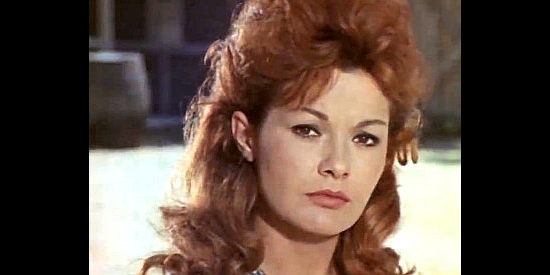 Gloria Milland as Norma O'Connor, hoping something can be done about Pablo Reyes in The Man Who Came to Kill (1965)