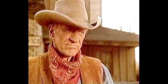 James Arness as Matt Dillon, determined to save young Lucas Miller from himself in Gunsmoke, One Man's Justice (1994)