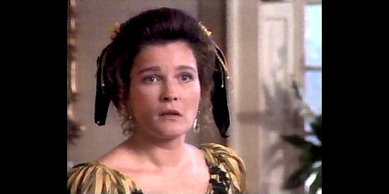 Kate Mulgrew as Antonia Doyle, shocked by her son's marriage to a 'common girl' in For Love and Glory (1993)