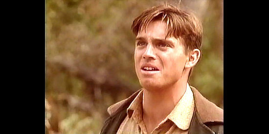 Kelly Morgan as Lucas Miller, determined to track down his mother's killers in Gunsmoke, One Man's Justice (1994)