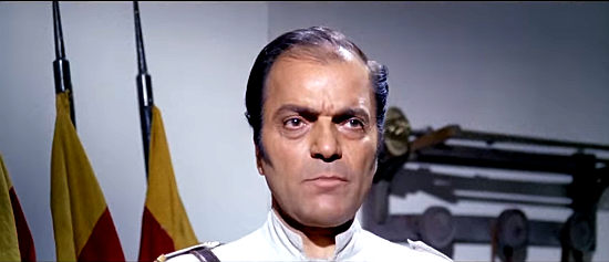 Omero Gargano as Captain Diaz, wanting information on Quintana's whereabouts in Quintana (1969)