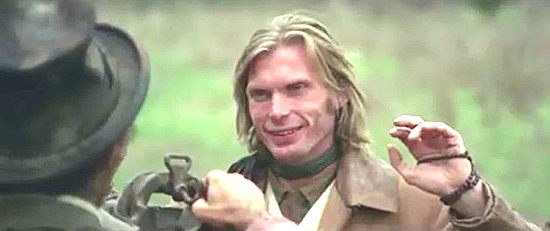 Federico Boido (Rick Boyd) as Blondie, one of the feuding bandit leaders in Jesse and Lester (1972)