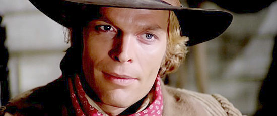 Gianni De Luigi as Turner, plotting a way to get Roy Blood out of the way in Silver Saddle (1978)