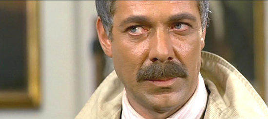 Giorgio Sammartino as the sheriff in Johnny Hamlet (1968)