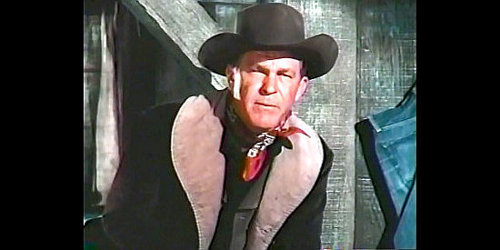 Guinn (Big Boy) Williams as Deputy Benson, teaming up with Tremaine, in Brimstone (1949)