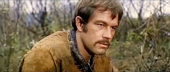 Richard Harrison as Joe Dakota, a sometimes doctor about to have a $100,000 problem drop into his lap in Shoot Joe and Shoot Again (1971)