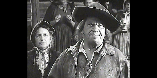 Wallace Beery as Big Jack and Marjorie Main as Flapjack Kate pick out a mate for Dr. Meade in Big Jack (1949)