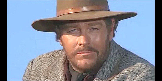 Wayde Preston as Jason Craig, keeping a watchful eye on his prey in Ballad of Death Valley (1970)