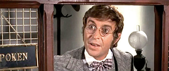 Vittorio Congia as Allan 3 Percent Smith, the bank clerk who joins Ben and Charlie on their exploits in Ben and Charlie (1972)