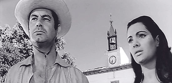 Jose Suarez as Jose Mendoza and Sylvia Sorrente as Lolita in The Jaguar (1963)