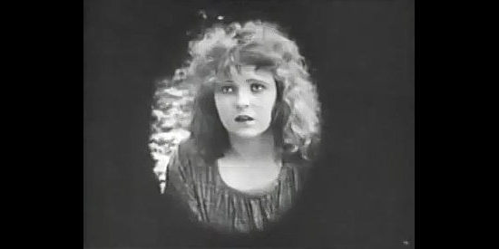 Molly Malone as Joan Sims, the damsel in distress in Straight Shooting (1917)