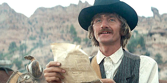 Timothy Scott as News Carver, a member of the Butch and Sundance gang in Butch Cassidy and the Sundance Kid (1969)