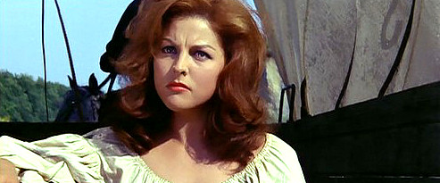 Jany Clair as Janet in "Road to Fort Alamo" (1964)