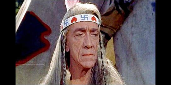Pedro de Cordoba as Chief Shingiss, mulling whether his Delaware tribe should align with the English against the French in When the Redskins Rode (1951)