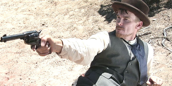 Alexander Thorne as Hermann Wenkel, the man Hoss hires to crack the payroll safe in The Righteous and the Wicked (2010)